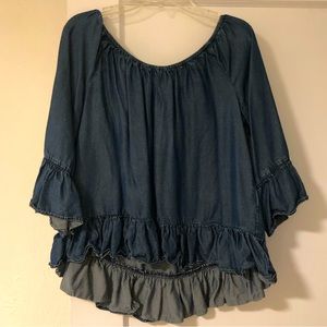 Sanctuary denim blouse
